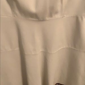 Zara Dresses - Faux Leather Cream Stitched Cream Dress Zara Dresses - Faux Leather Cream Stitched Cream Dress